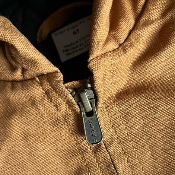 Carhartt tan canvas jacket 4T NWOT - Picture 2 of 7